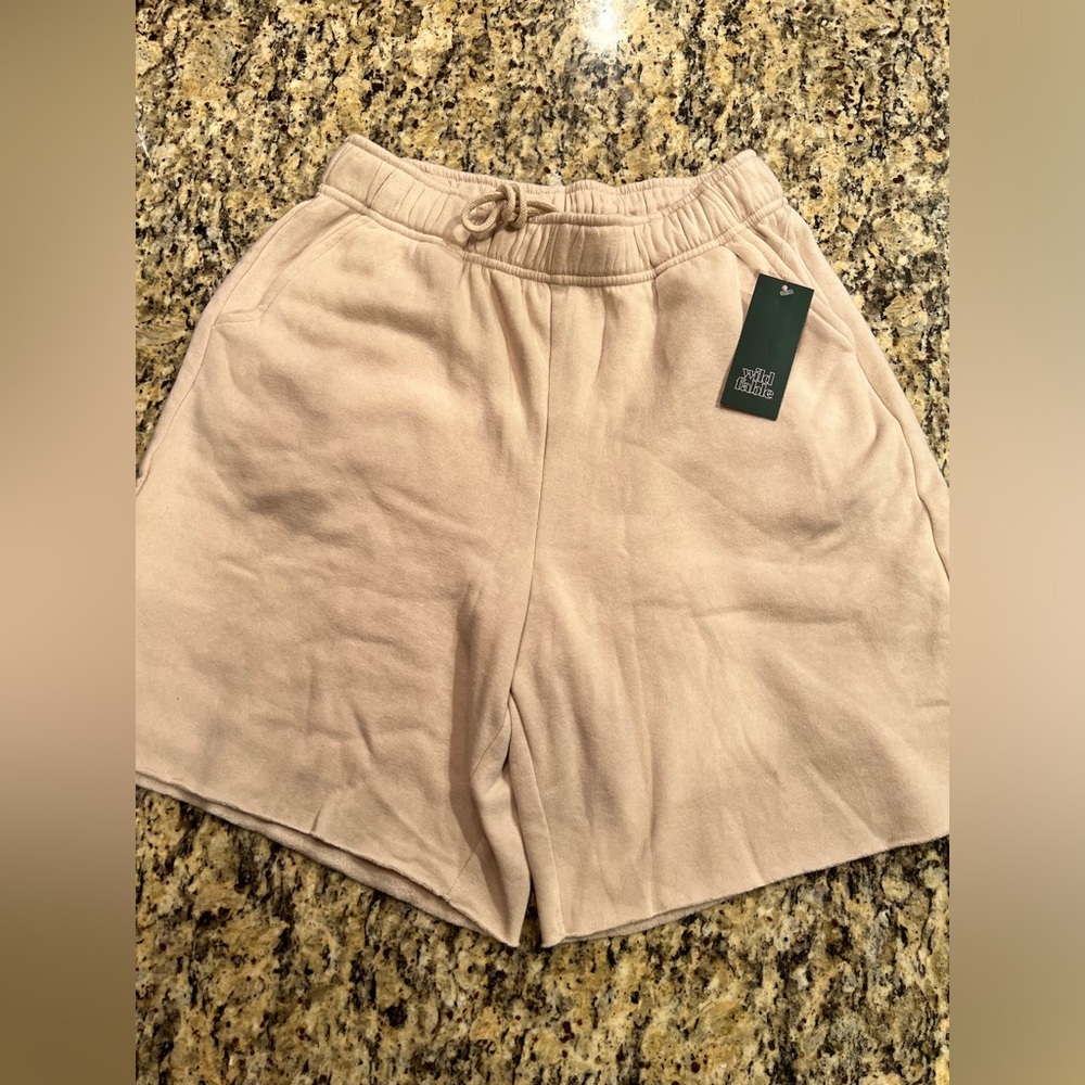 Women’s Small High Rise Bermuda Sweats  8” Shorts